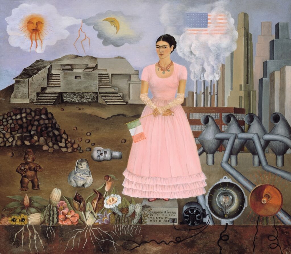 Self Portrait on the Borderline Between Mexico and the United States 1932